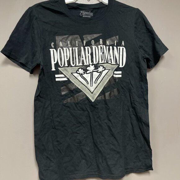 *NEW* Men’s Popular Demand T-Shirt Model Black/White Men's T-Shirt Small - Picture 1 of 2
